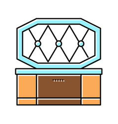 Coffin Pet Funeral Color Icon