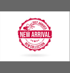 New Arrival Sticker Tag Or Banner With Megaphone