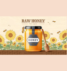 Sunflower Raw Honey Product