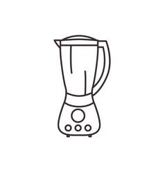 Blender Kitchen Line Icon Logo