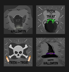 Halloween Grey Mode Social Media Post Design