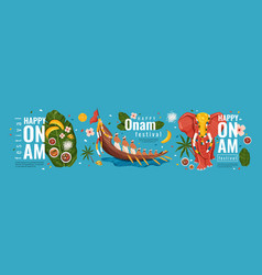 Happy Onam Festival Concept