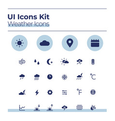 Weather Ui Icons Kit