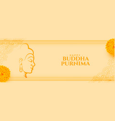 Asian Cultural Happy Buddha Purnima Festive