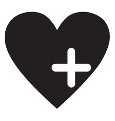 Heart Logo With A Plus Sign