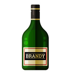 Bottle Brandy Alcohol Drinks Lable Style