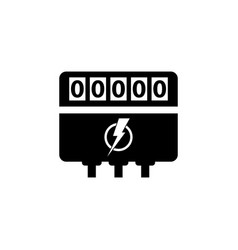 Electric Meter Flat Icon