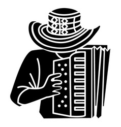 Man Playing Accordion High Quality