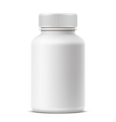 Realistic Medical Drugs Pills Bottle Mockup