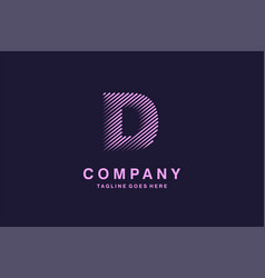 Monogram Letter D Logo Design Usable Logo