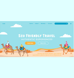 Ecological Travel On Camels Authentic Experience