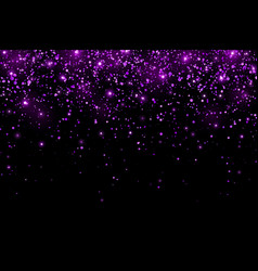 Purple Holiday Glitter Confetti With Glow Lights