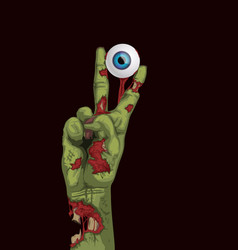 Zombie Hand Hoding Eye