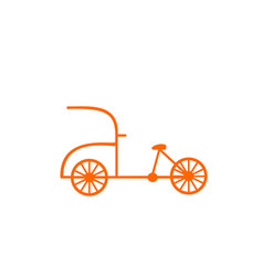 Becak Rickshaw Icon