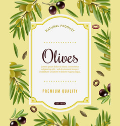 Olive Frame Background