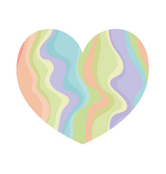 Holographic Heart Icon