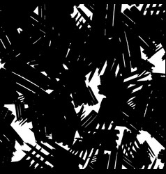 Seamless Pattern With Black Marker Scribbles