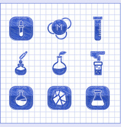 Set Plant Breeding Salt Stone Test Tube