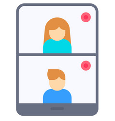 Videotelephony Telecommuting Or Remote Work Icon