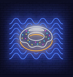 Donut Rubber Ring Neon Sign