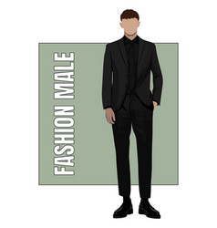 Stylish Male Businessman In A Business Suit