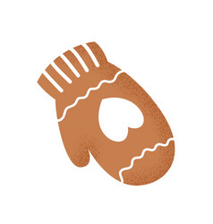 Gingerbread Mitten Icon