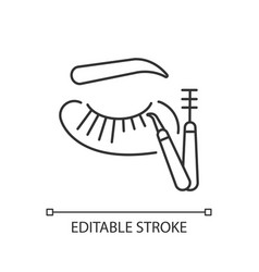 Lash Making Linear Icon