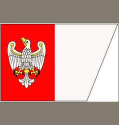 Flag Of Greater Poland Voivodeship In Poland