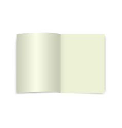 Open Book Mockup Page Top View Blank School