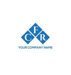 Cfr Letter Logo Design On Black Background