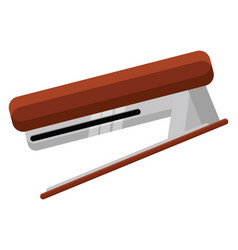 Red Stapler On A White Background