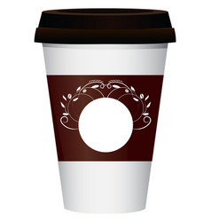 Coffee Cup Realistic Mockup Takeaway Drink