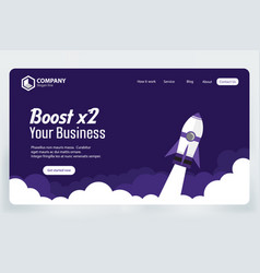 Boost Business Website Landing Page Template