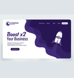 Boost Business Website Landing Page Template