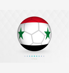 Football Ball With Syria Flag Pattern Soccer Ball