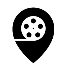 Movie Map Icon Logo