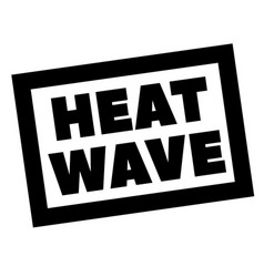 Heat Wave Stamp On White