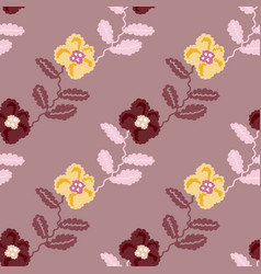 Small Flower Seamless Pattern Abstract Floral