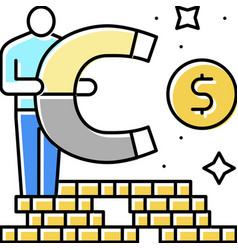 Flexibility Financial Freedom Money Color Icon