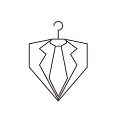 Business Suit Hanger Icon Logo