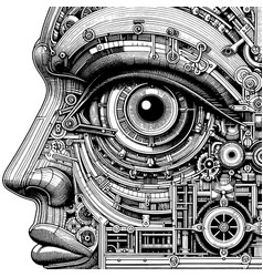 Face Artificial Mechanical Eye Prosthetics