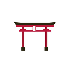 Tokyo temple japan Royalty Free Vector Image - VectorStock