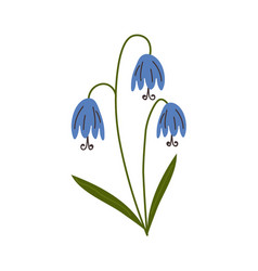 Blue Flower Flat Icon Plant Nature Chamomile