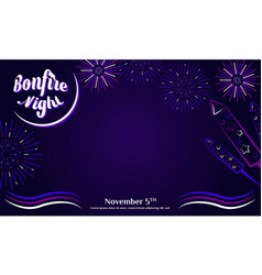 Bonfire Night Flayer Guy Fawkes Day Background