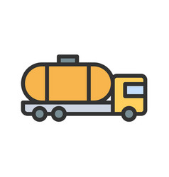 Tanker Truck Icon Image