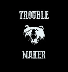 Hand Drawn Trouble Maker