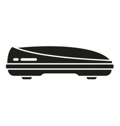 Car Cargo Box Icon Simple Roof Rack