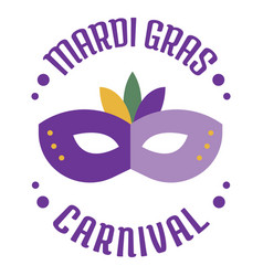 Mardigras Carnival Color Lettering