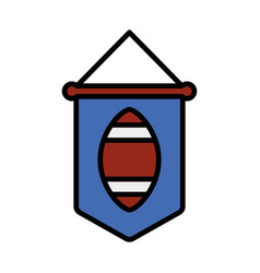 American Football Pennant Icon