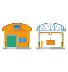 Warehouse Building Cross Section Factory